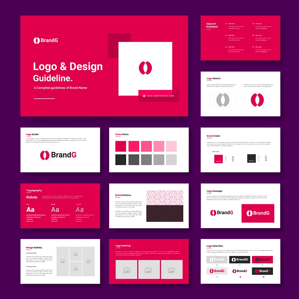 Brand Guide Service preview veeqee