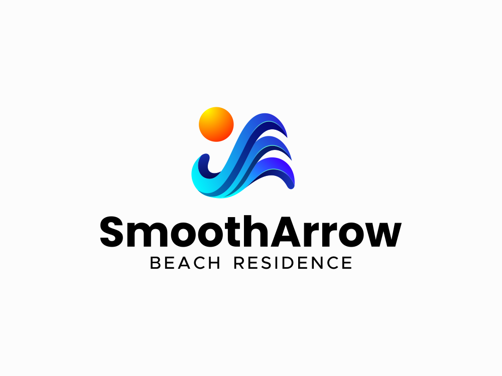 Smooth arrow logo designed by veeqee 