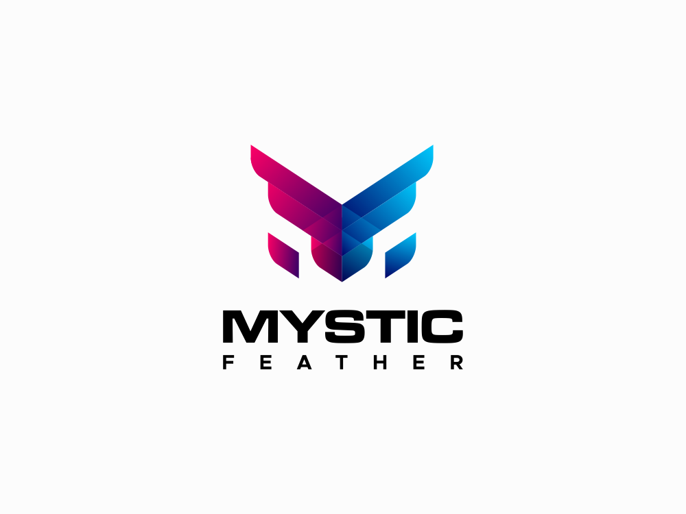 Mystic feather logo designed by veeqee 